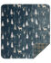 Image #2 - Carstens Home Deer Stand Reversible Plush Throw Blanket, Green, hi-res