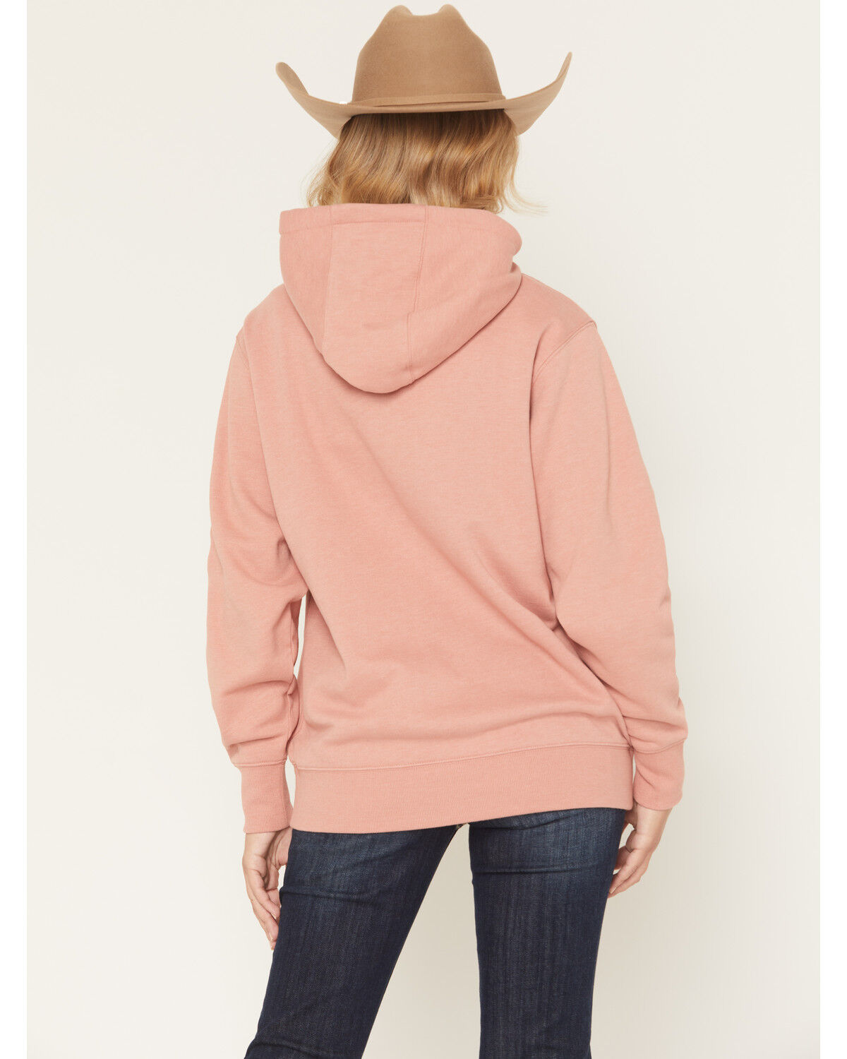Image #4 - Ariat Women's Boot Barn Exclusive Southwestern Print Logo Hoodie, Pink, hi-res