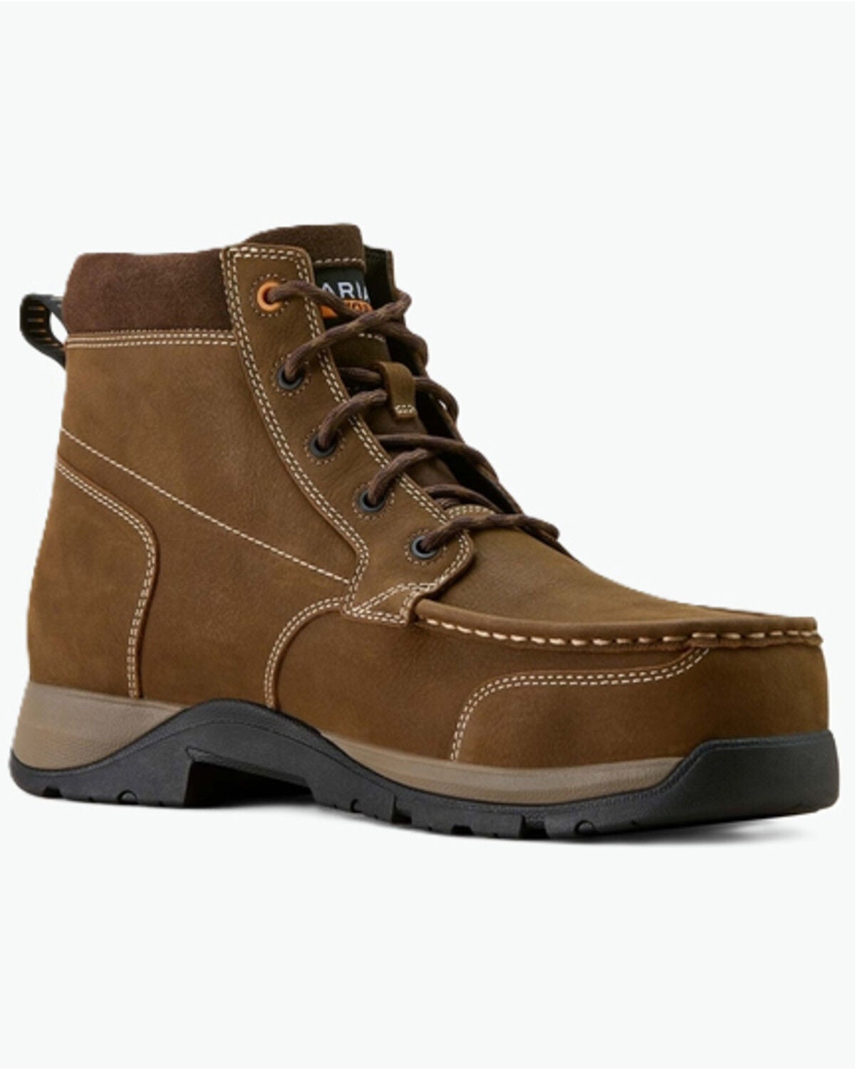 Image #1 - Ariat Men's Edge Chukka Met Guard 6" Work Boots - Composite Toe, Brown, hi-res