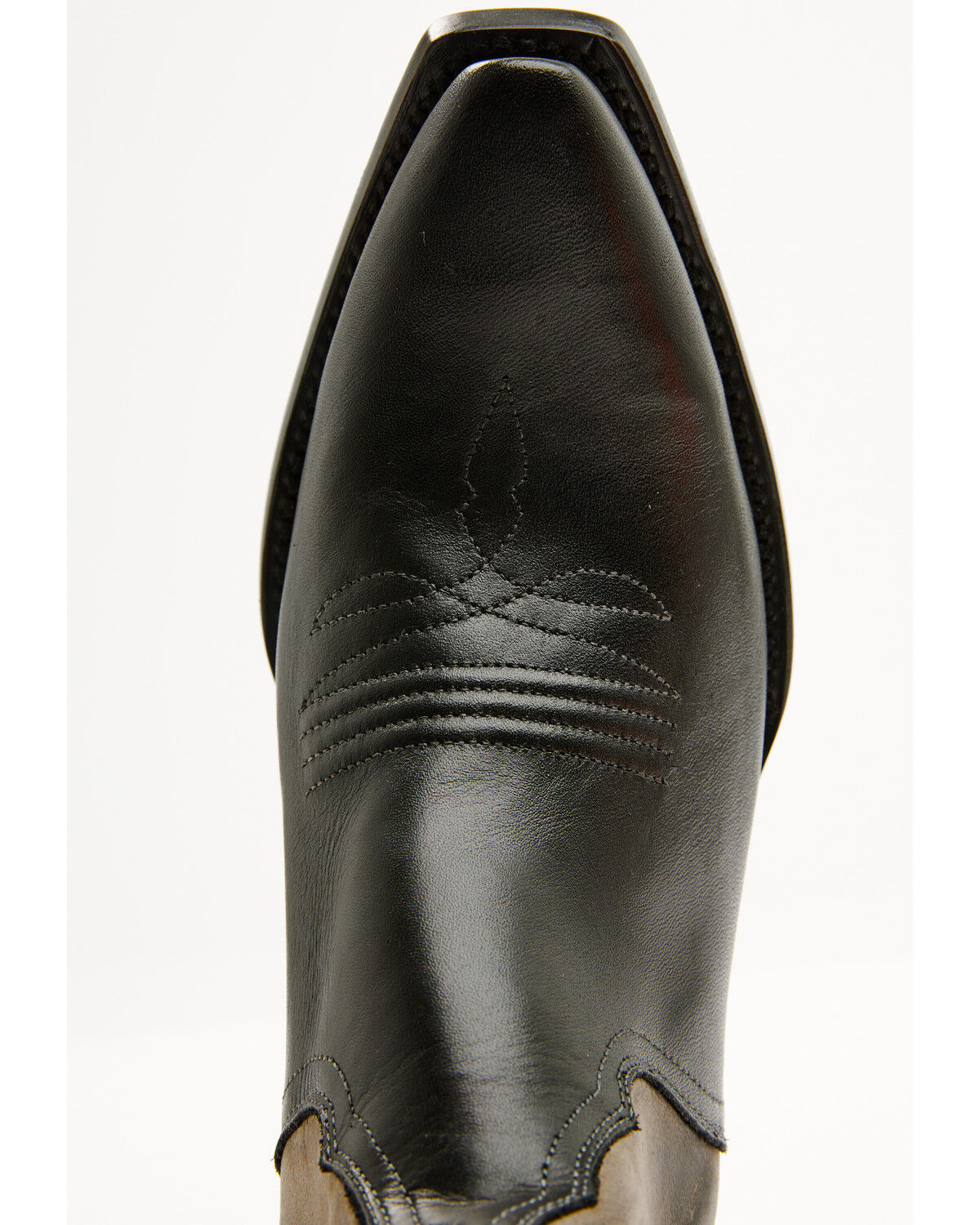Image #6 - Lucchese Women's Cactus Western Booties - Snip Toe, Black, hi-res