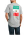 Image #2 - Ariat Men's Rebar Cotton Strong Mexico Pride Graphic Short Sleeve Work T-Shirt, Heather Grey, hi-res