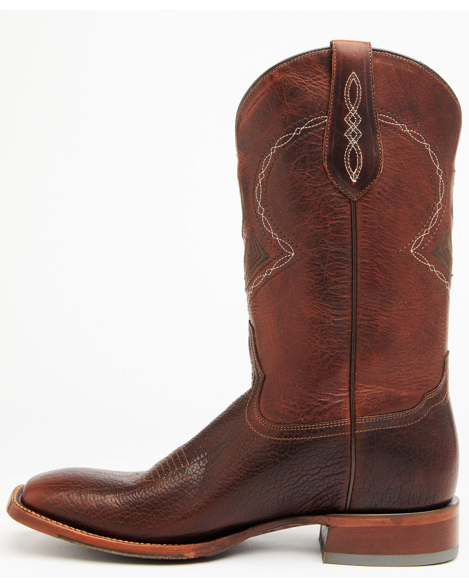Image #3 - Cody James Men's Cognac Honey Western Performance Boots - Broad Square Toe, Cognac, hi-res