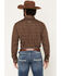 Image #4 - Ariat Men's Raven Wrinkle Free Paisley Print Long Sleeve Button-Down Western Shirt, Brown, hi-res
