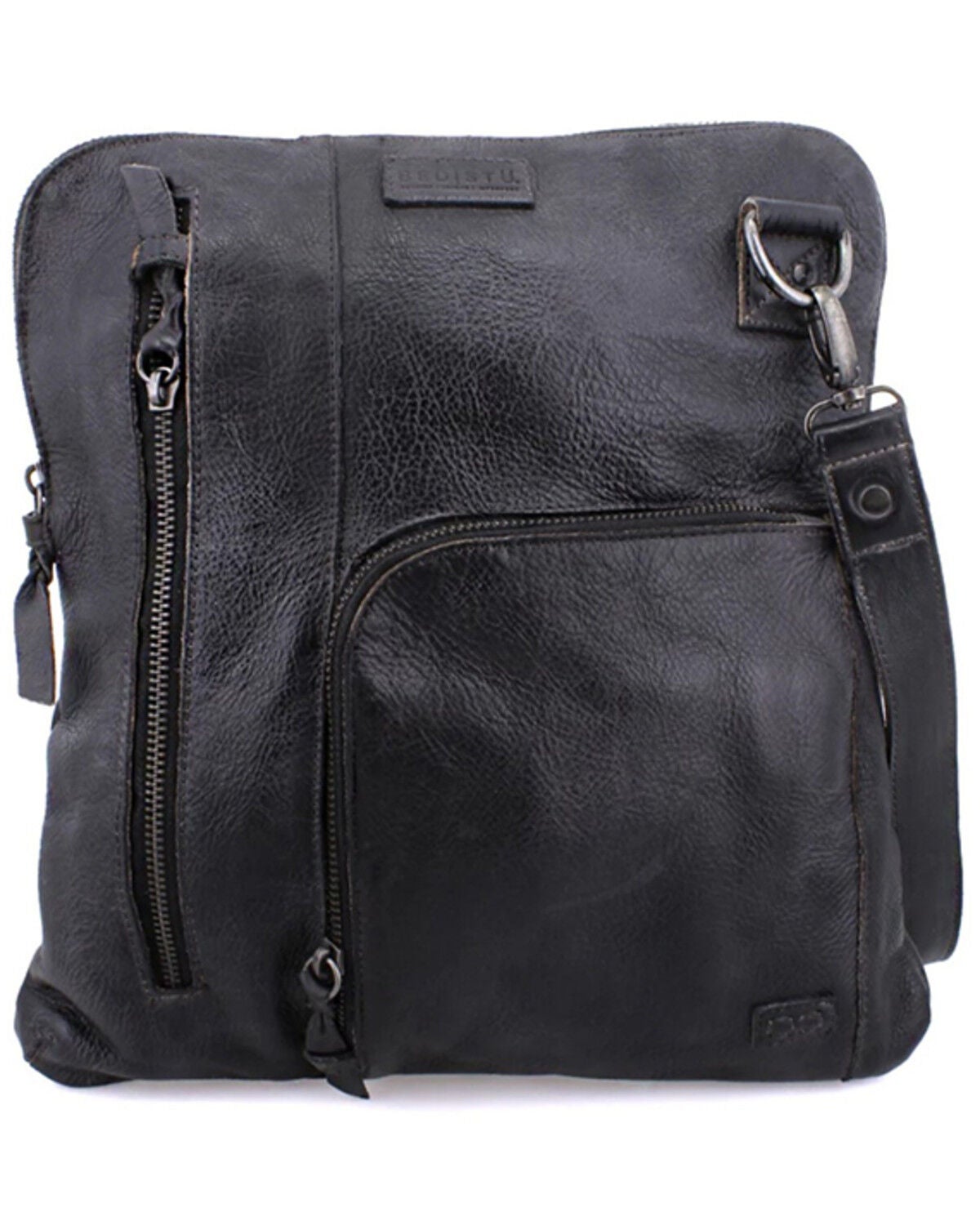 Image #1 - Bed Stu Women's Aiken Crossbody Bag, Black, hi-res