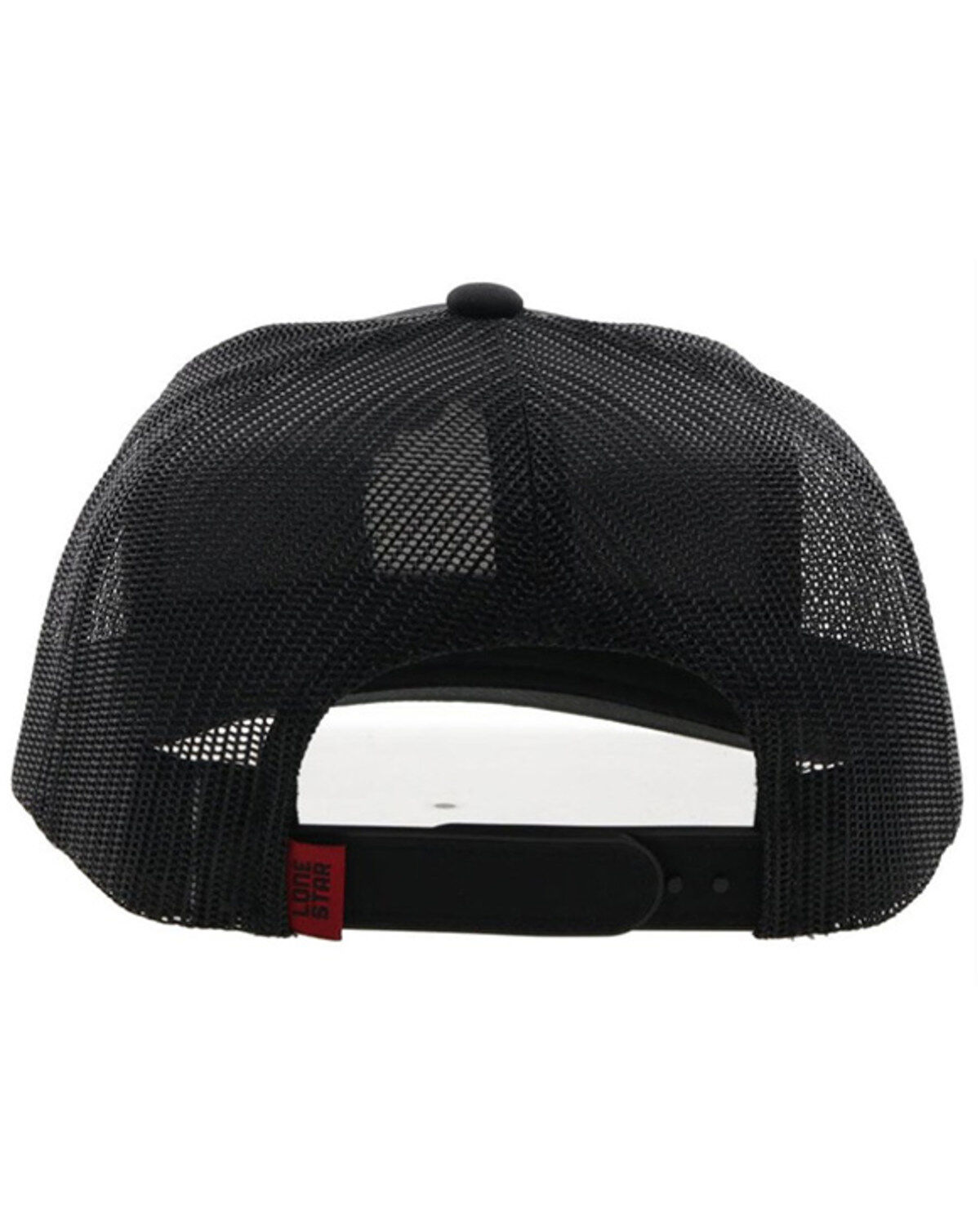 Image #2 - Hooey Men's Lone Star Mesh Back Trucker Cap, Black, hi-res