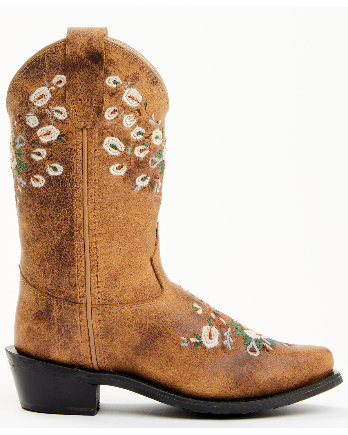 Image #2 - Shyanne Girls' Little Maisie Western Boots - Snip Toe, Brown, hi-res