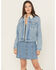 Image #1 - Levi's Women's Original Sherpa Trucker Jacket, Light Wash, hi-res