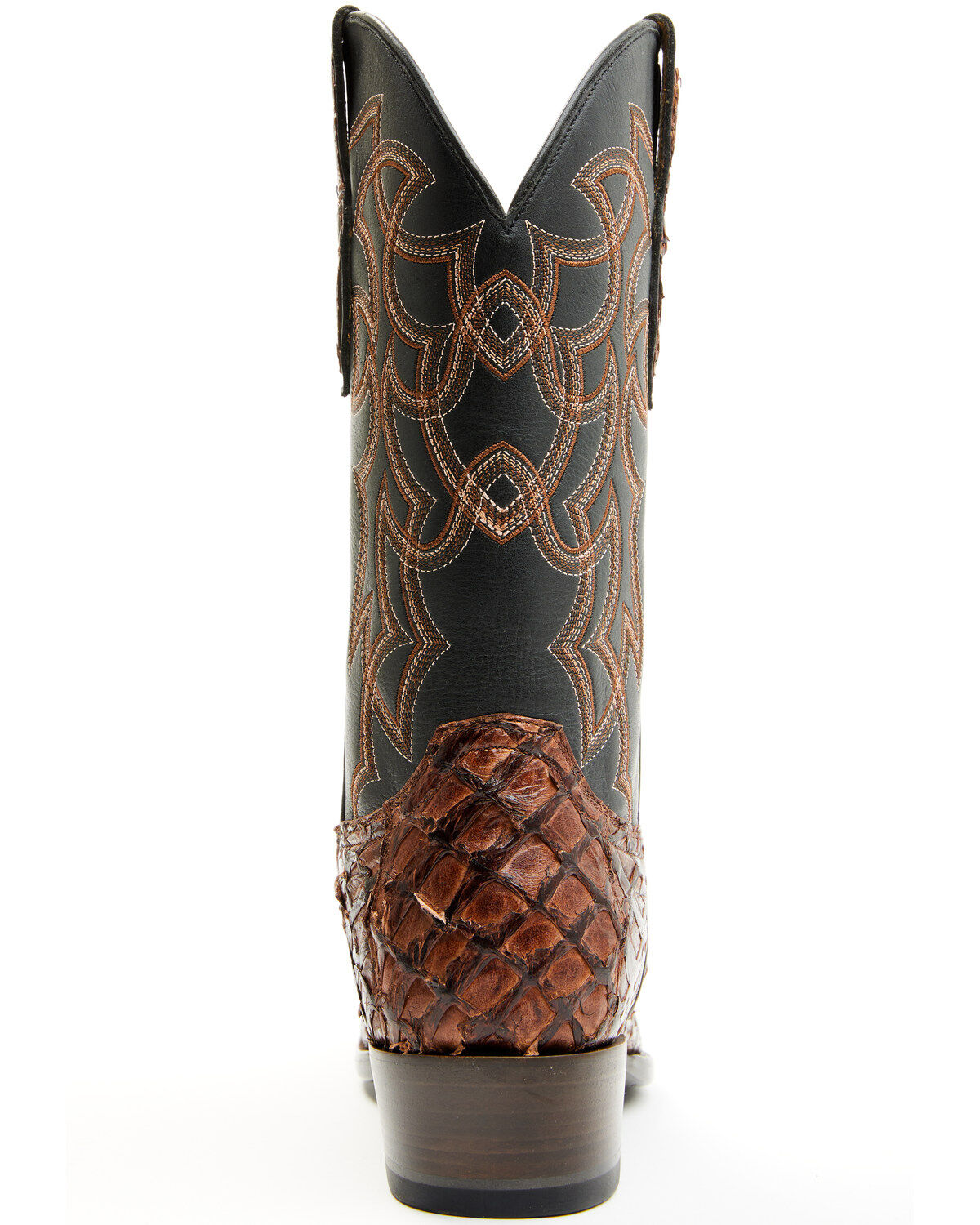 Image #5 - Cody James Men's Exotic Pirarucu Western Boots - Round Toe, Dark Brown, hi-res