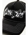 Image #2 - Cowgirl Hardware Girls' Sassy Cowgirl Ball Cap, Black, hi-res