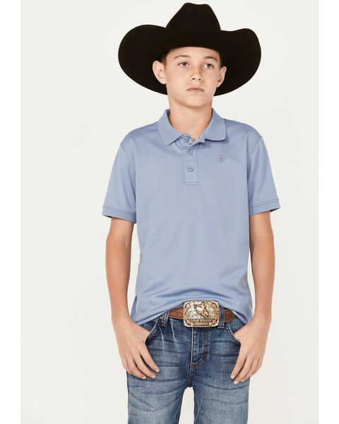 Ariat Boy's Fishing Shirt Cattle Herd 4001CLSP