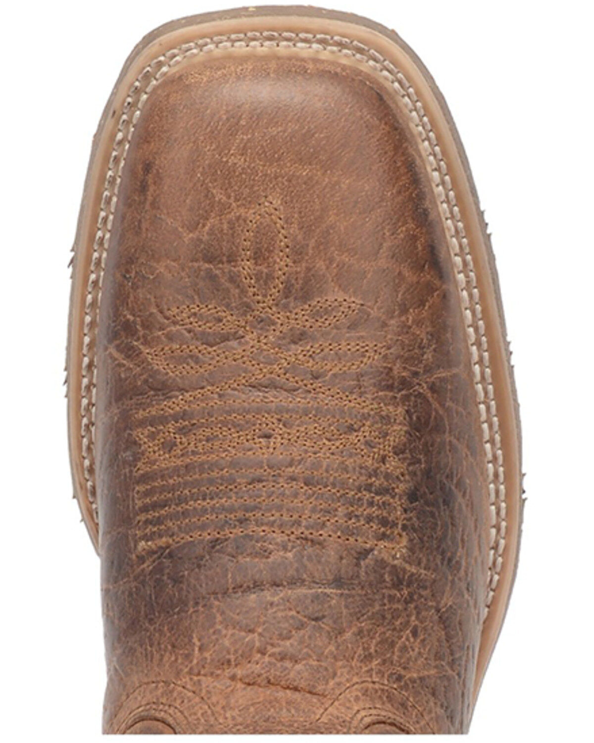 Image #6 - Laredo Men's Rustic Rancher Stockman Boots, Brown, hi-res