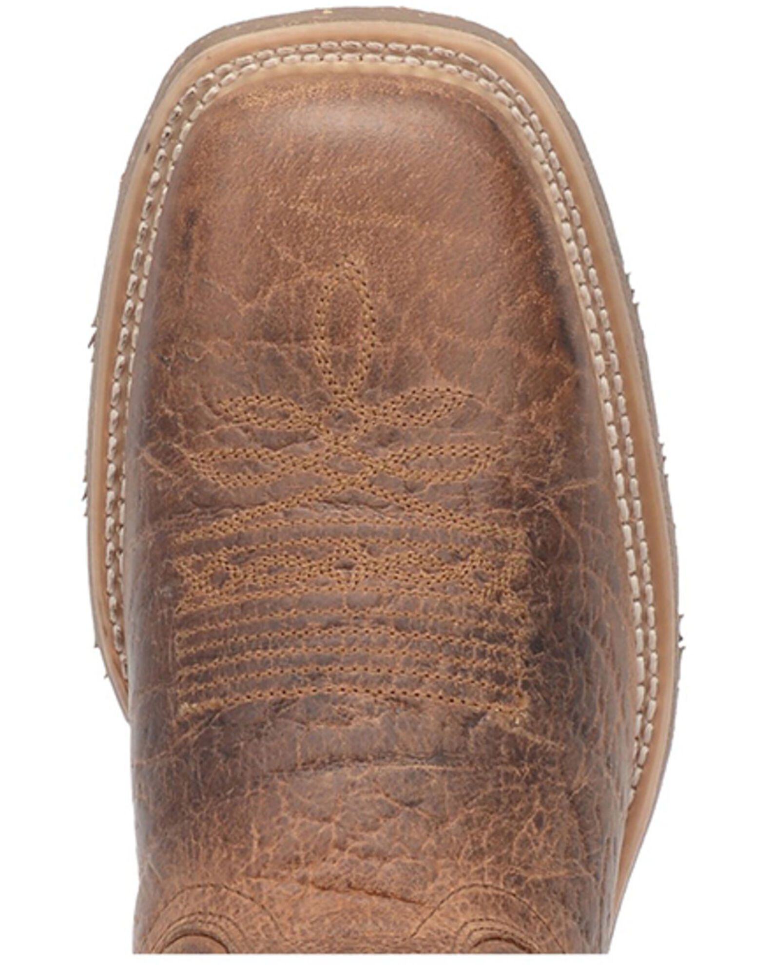 Image #6 - Laredo Men's Rustic Rancher Stockman Boots, Brown, hi-res