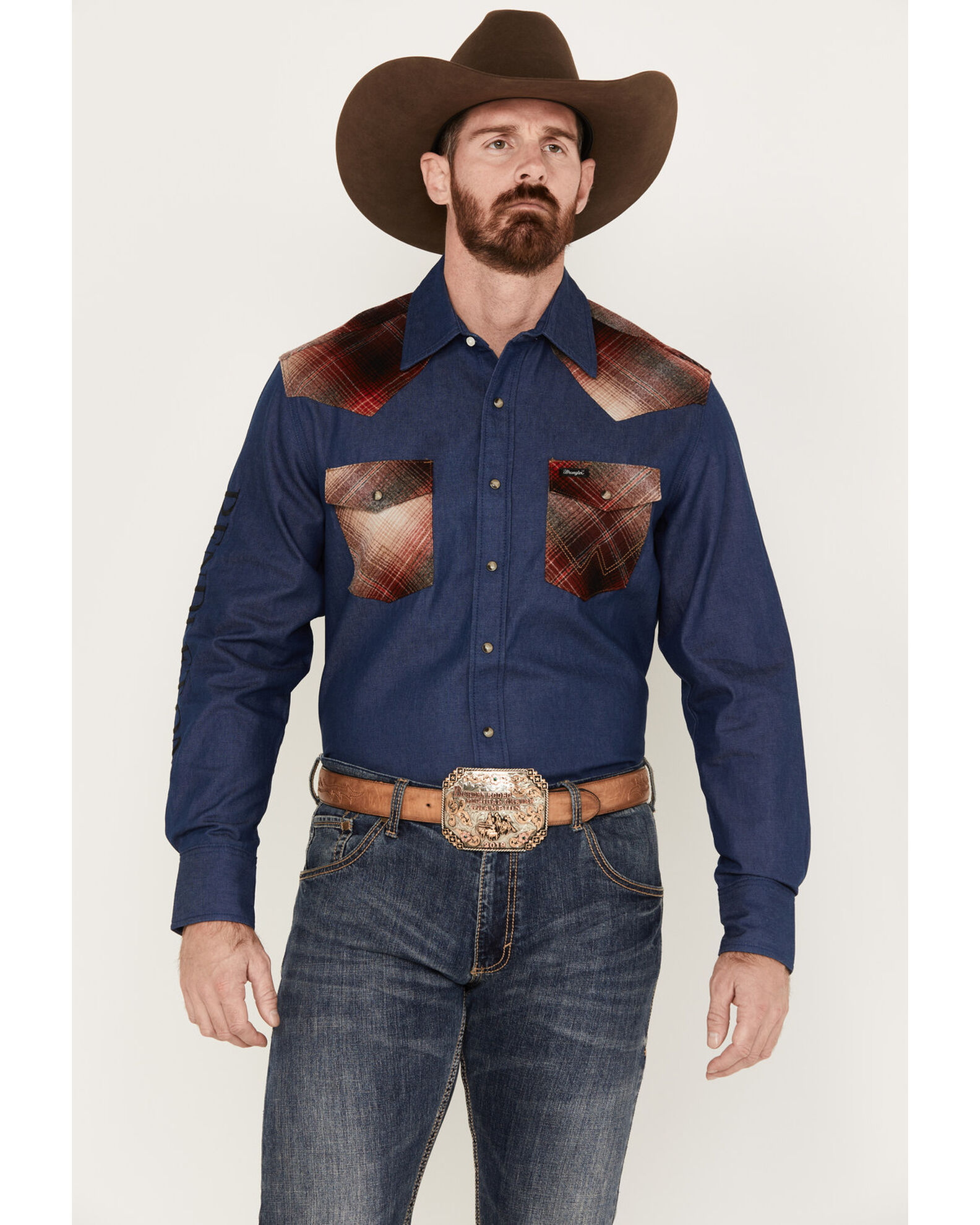 Wrangler Men's Pendleton Long Sleeve Western Work Shirt | Boot Barn