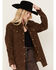 Image #3 - Wrangler X Fender Women's Leopard Print Long Sleeve Snap Shirt, Brown, hi-res