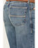 Image #4 - Ariat Men's M4 Soquel Sebastian Medium Wash Relaxed Bootcut Rigid Jeans - Big, , hi-res