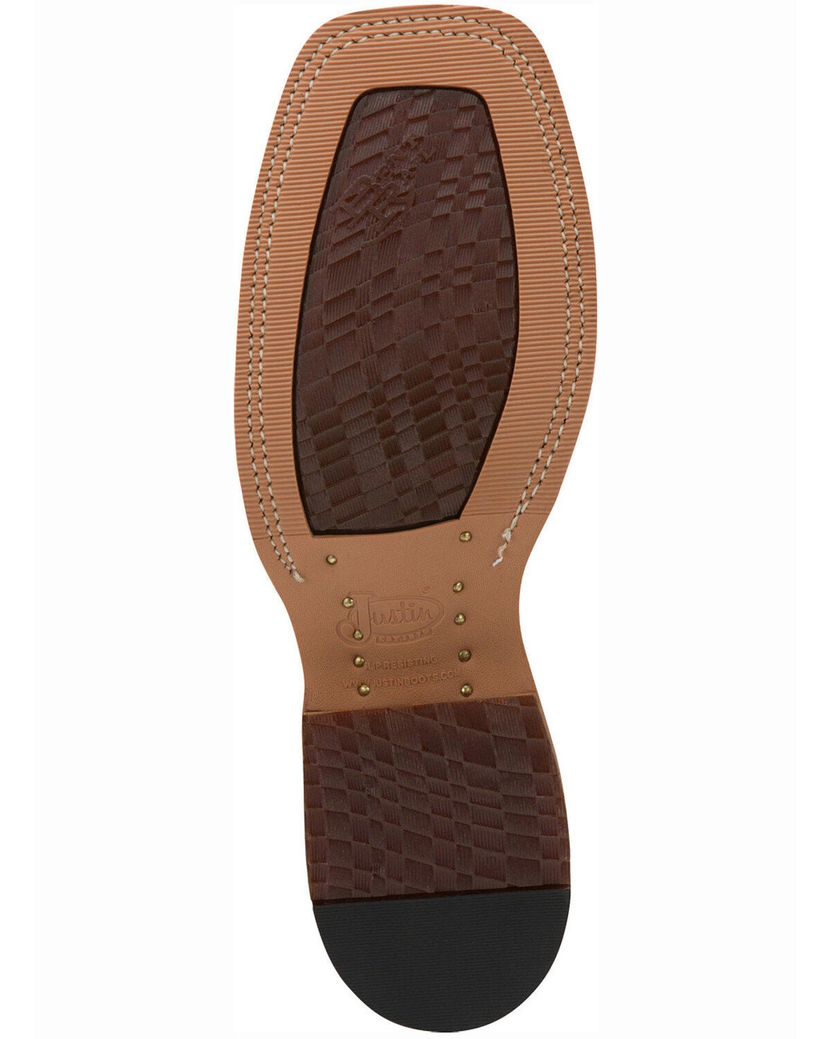 Justin Men's Caddo Copper Brown Bent 