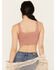 Wishlist Women's Ribbed Brami Top, Rose, hi-res