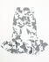 Image #4 - Cowgirl Hardware Toddler Girls' Cow Print Double Ruffle Stretch Denim Jeans, Black/white, hi-res