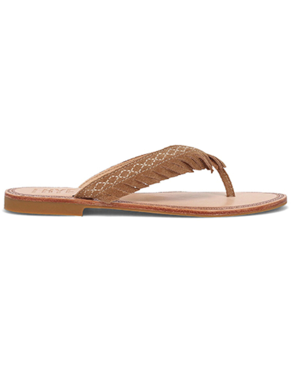 Image #2 - Frye Women's Ava Fringe Sandals, Brown, hi-res