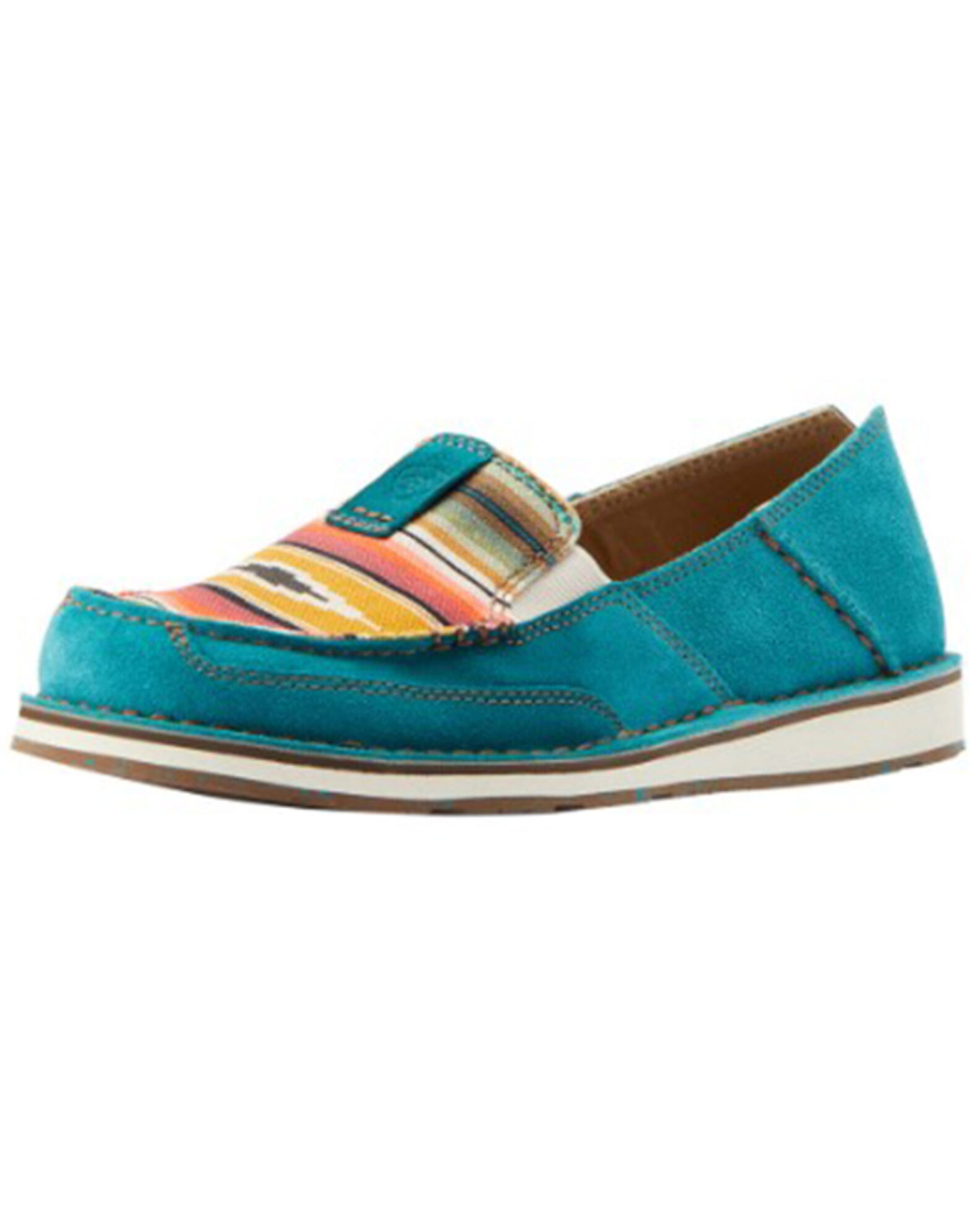 Ariat Women s Serape Striped Cruiser Shoes Moc Toe Boot Barn