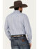 Image #4 - Rough Stock by Panhandle Men's Striped Long Sleeve Pearl Snap Stretch Western Shirt, Blue, hi-res
