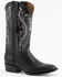 Image #1 - Ferrini Men's Black Teju Lizard Western Boots - Medium Toe, Black, hi-res