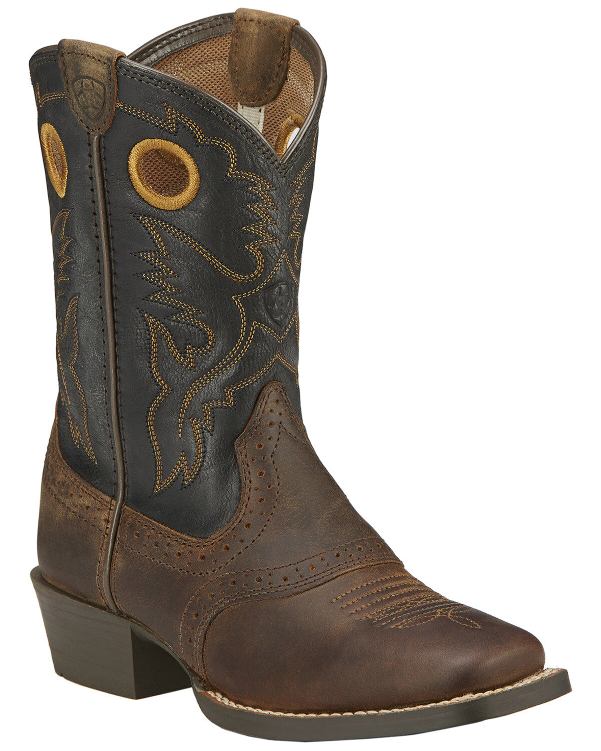 Image #1 - Ariat Boys' Roughstock Western Boots - Square Toe, , hi-res