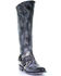 Corral Women's Black Harness Western Boots - Round Toe, Black, hi-res