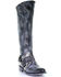 Image #1 - Corral Women's Black Harness Western Boots - Round Toe, , hi-res