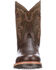 Image #5 - Lucchese Women's Ruth Western Boots - Round Toe, Chocolate, hi-res