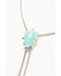 Image #3 - Lainey Wilson Women's Long Pear Stone Bolo, Silver, hi-res