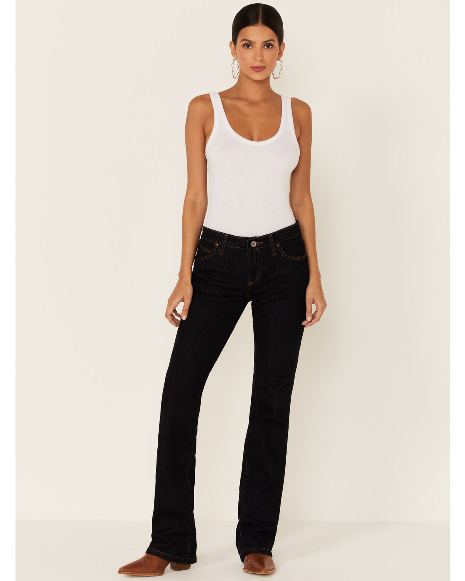Wrangler Women's Dark Dynasty Ultimate Riding Q-Baby Jeans | Boot Barn