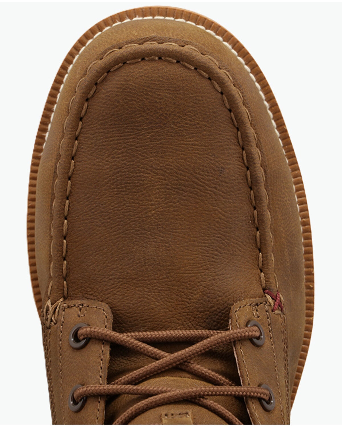 Image #6 - Twisted X Men's 6" Lace-Up Moc Work Boots - Composite Toe, Brown, hi-res