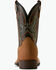 Image #3 - Ariat Boys' Hybrid Rancher Performance Western Boots - Broad Square Toe, Brown, hi-res