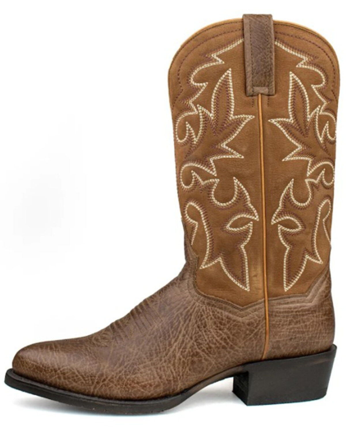 Image #3 - Dan Post Men's Armen Western Performance Boots - Round Toe, Cognac, hi-res