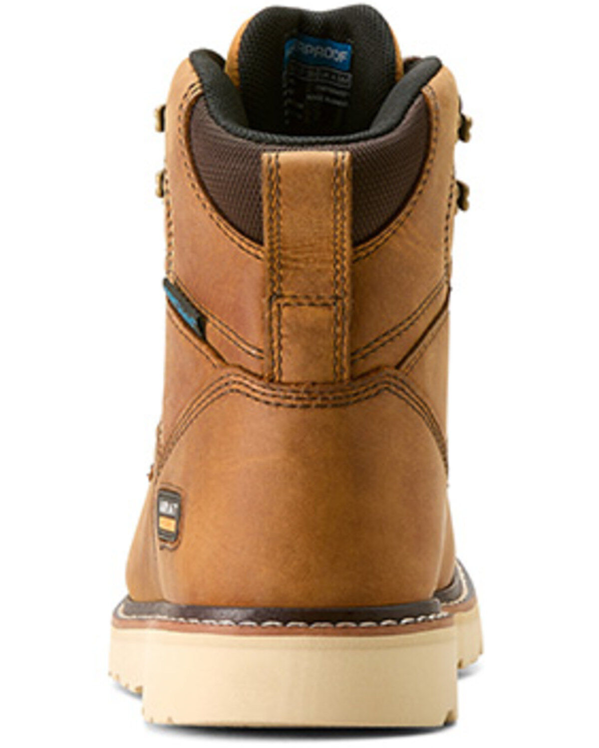 Image #3 - Ariat Women's Rebar 6" Wedge Waterproof Moc Toe Work Boots - Soft Toe, , hi-res
