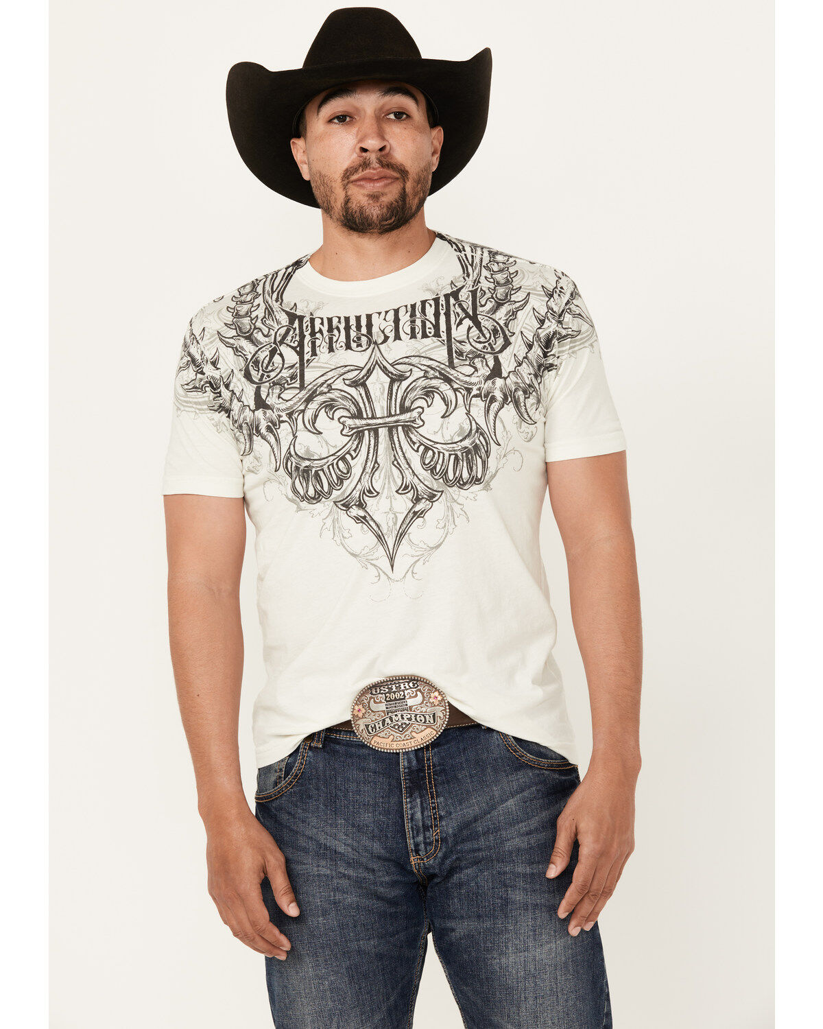 Image #1 - Affliction Men's Vetibrate Short Sleeve Graphic T-Shirt, , hi-res