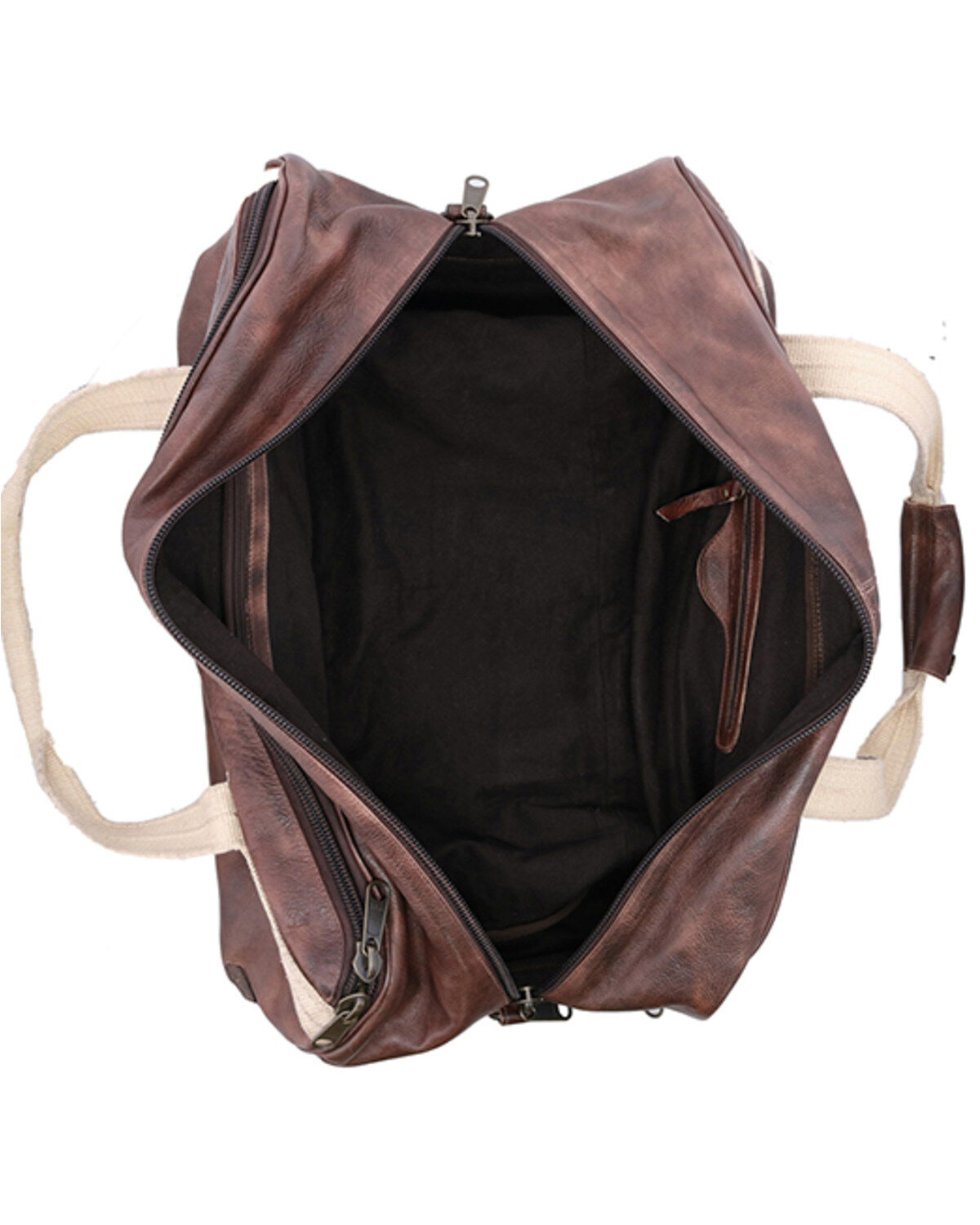 Image #4 - Bed Stu Ruslan Duffle Bag, Brown, hi-res