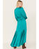 Flying Tomato Women's Wrap Maxi Dress, Jade, hi-res
