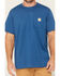 Image #3 - Carhartt Men's Delmont Force&reg; Short Sleeve T-Shirt, Light Blue, hi-res