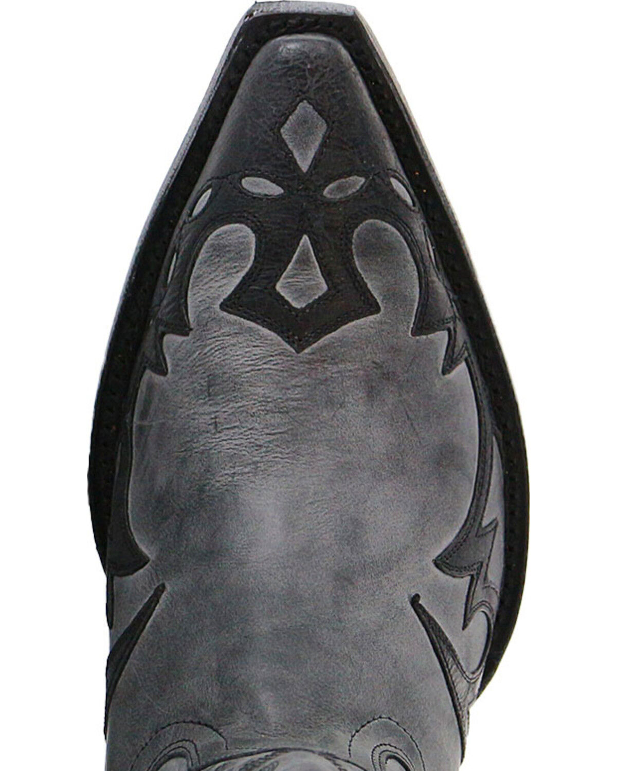 Moonshine Spirit Men's Distressed Grey Cowboy Boots - Snip