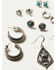 Image #3 - Idyllwind Women's Silver Boaz 6-Piece Earrings Set, Silver, hi-res