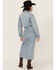 Image #4 - Levi's Premium Women's Light Wash Western Denim Midi Dress, Light Wash, hi-res