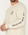 Brixton Men's Crest II Logo Graphic Long Sleeve T-Shirt, Cream, hi-res