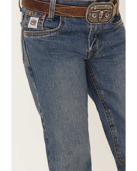 Image #2 - Cinch Boy's White Label Slim Relaxed Fit Jeans, Denim, hi-res