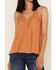 Image #3 - Miss Me Women's Lace Cami Top, Rust Copper, hi-res