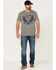 Image #2 - Flag & Anthem Men's Eagle Ale Graphic T-Shirt, Heather Grey, hi-res