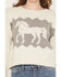 Image #3 - Originality Women's Horse Pullover Sweater, White, hi-res