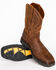 Cody James® Men's Broad Square Toe Western Work Boots, Brown, hi-res