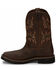 Justin Men's Driller Western Work Boots - Steel Toe, Tan, hi-res